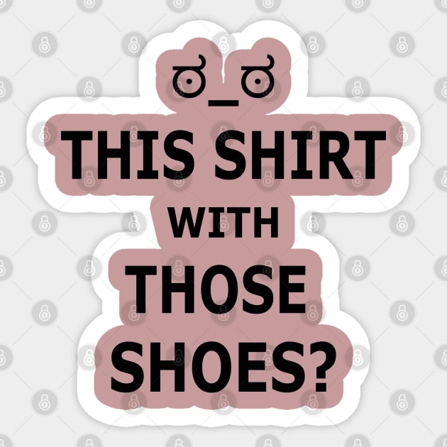 Shirt/shoes Sticker by Sinmara